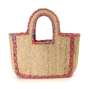 Piece of Mind Jute Shopper with Plaited Trim